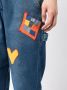 Greg Lauren Shorts met patch-detail Blauw - Thumbnail 5