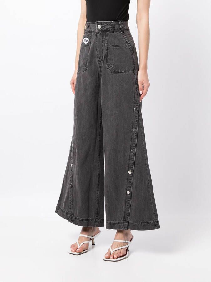 Ground Zero Flared jeans Grijs