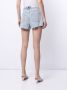Ground Zero Gerafelde shorts Blauw - Thumbnail 4