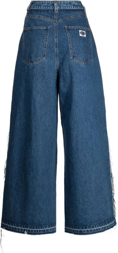 Ground Zero Jeans met wijde pijpen Blauw