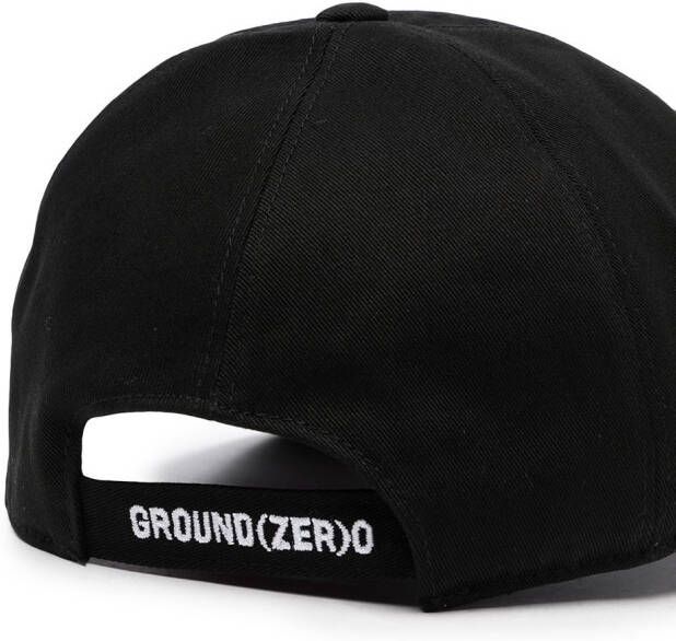 Ground Zero Pet met geborduurd logo Zwart