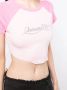Ground Zero T-shirt met logopatch Roze - Thumbnail 5