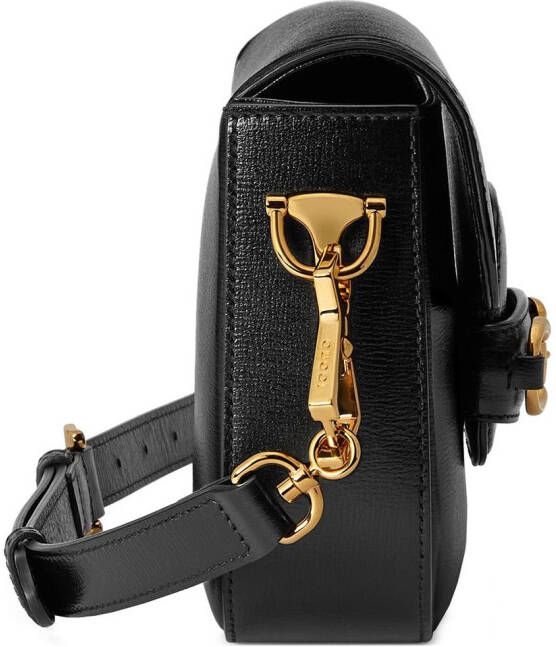 Gucci Horsebit 1955 mini-schoudertas Zwart