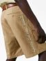 Gucci Bermuda shorts met geborduurd logo Beige - Thumbnail 5