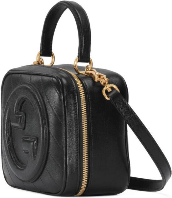 Gucci Blondie leren shopper Zwart