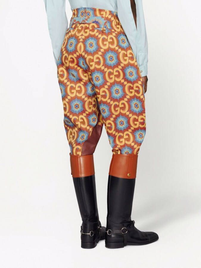 Gucci Broek met GG patroon Oranje