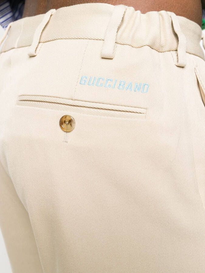 Gucci Cropped broek Beige