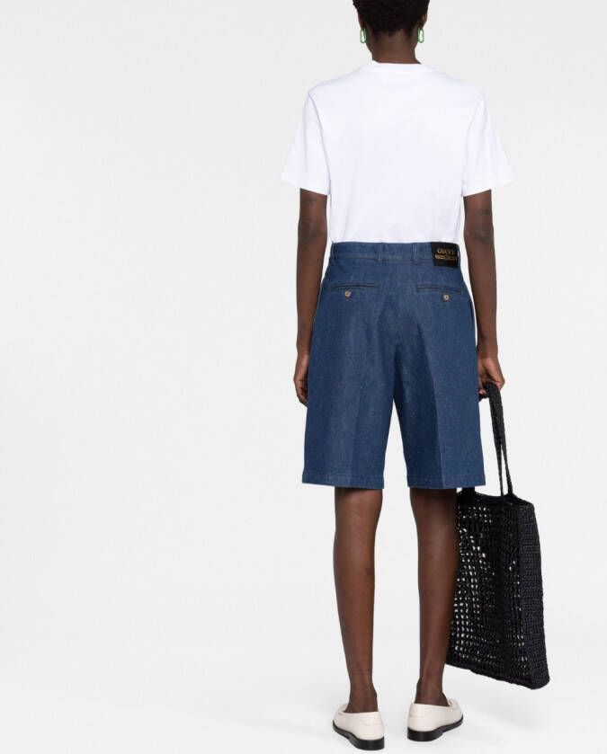 Gucci Denim bermuda shorts Blauw