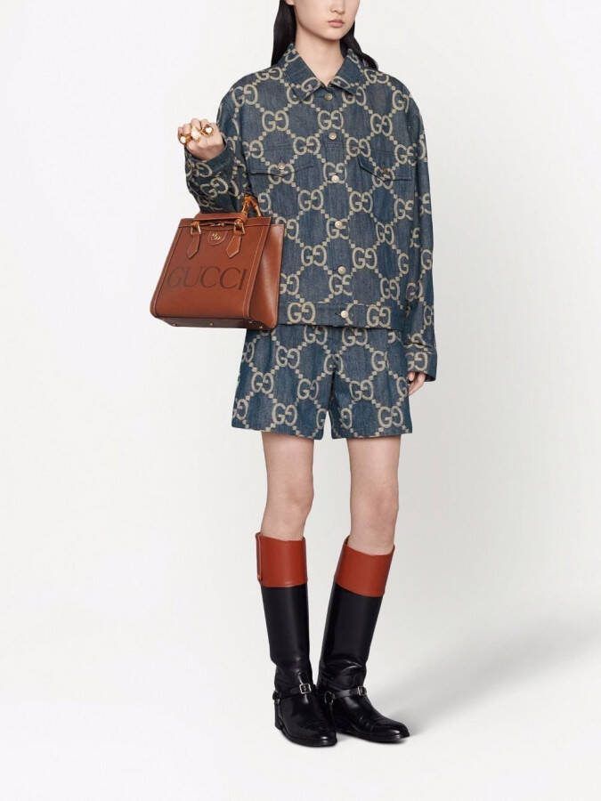 Gucci Denim jack Blauw