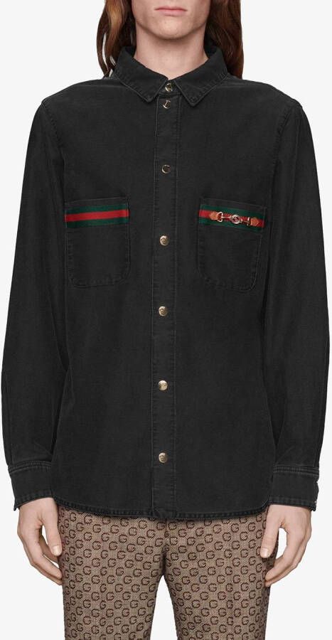 Gucci Denim overhemd Zwart