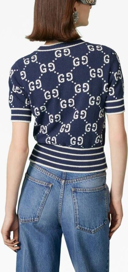 Gucci Cropped top Blauw