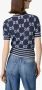 Gucci Cropped top Blauw - Thumbnail 4