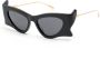 Gucci Eyewear Bril met cat-eye montuur Zwart - Thumbnail 2