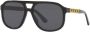 Gucci Eyewear Zonnebril met piloten montuur Zwart - Thumbnail 3