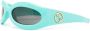 Gucci Eyewear Blondie zonnebril met geometrisch montuur Blauw - Thumbnail 2