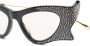 Gucci Eyewear Zonnebril verfraaid met kristallen Zwart - Thumbnail 3