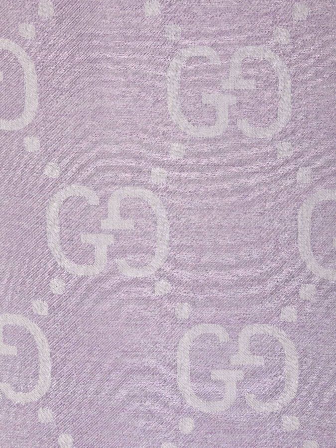 Gucci Eyewear Sjaal met GG-monogram Paars