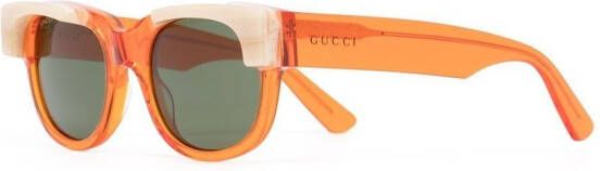 Gucci Eyewear GG1165S zonnebril met cat-eye montuur Oranje