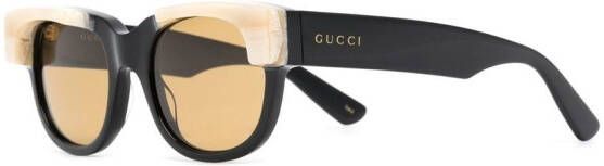 Gucci Eyewear GG1165S zonnebril met cat-eye montuur Zwart