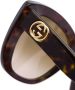 Gucci Eyewear Havana zonnebril met kattenoog montuur Bruin - Thumbnail 2