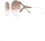 Gucci Eyewear Zonnebril met oversized montuur Goud - Thumbnail 2