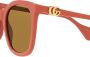 Gucci Eyewear Interlocking G zonnebril met vierkant montuur Roze - Thumbnail 3