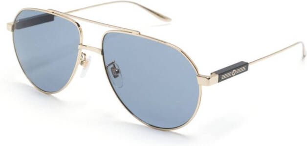 Gucci Eyewear Zonnebril met piloten montuur Goud