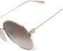 Gucci Eyewear Zonnebril met rond montuur Goud - Thumbnail 3