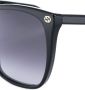 Gucci Eyewear oversize gradient square sunglasses Zwart - Thumbnail 3