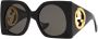 Gucci Eyewear Zonnebril met vierkant montuur Zwart - Thumbnail 2