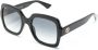 Gucci Eyewear Zonnebril met oversized montuur Zwart - Thumbnail 2