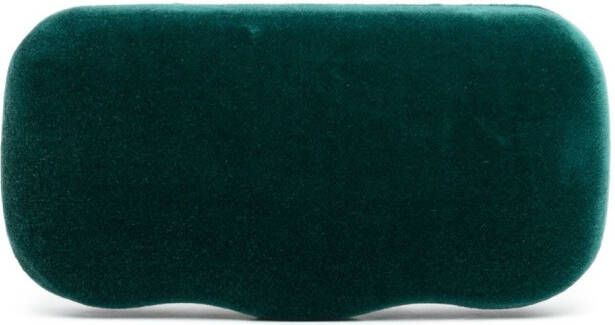 Gucci Eyewear Zonnebril met oversized montuur Zwart
