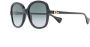 Gucci Eyewear Zonnebril met oversized rond montuur Zwart - Thumbnail 2