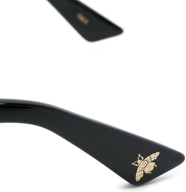 Gucci Eyewear oversized square frame sunglasses Zwart