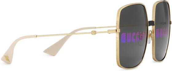 Gucci Eyewear rectangular-frame sunglasses Goud