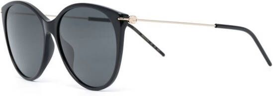 Gucci Eyewear Zonnebril met rond montuur Zwart