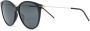 Gucci Eyewear Zonnebril met rond montuur Zwart - Thumbnail 2