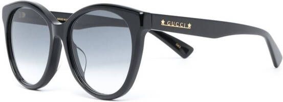 Gucci Eyewear Zonnebril met rond montuur Zwart