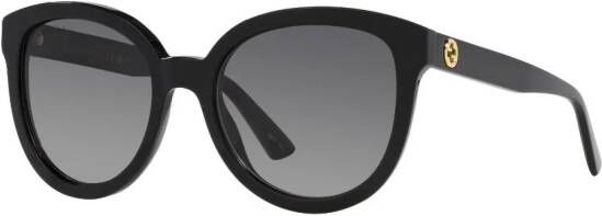 Gucci Eyewear Zonnebril met rond montuur Zwart