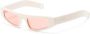 Gucci Eyewear Zonnebril met cat-eye montuur Wit - Thumbnail 1