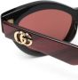 Gucci Eyewear Zonnebril met cat-eye montuur Zwart - Thumbnail 3