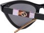Gucci Eyewear Zonnebril met kattenoog montuur Zwart - Thumbnail 4