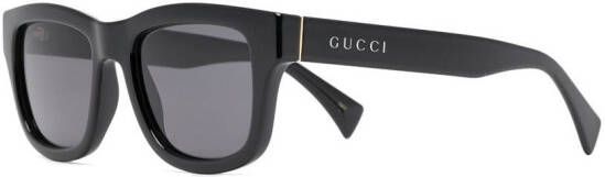 Gucci Eyewear Zonnebril met logoprint Zwart