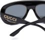Gucci Eyewear Zonnebril met navigator montuur Zwart - Thumbnail 3