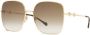 Gucci Eyewear Zonnebril met oversized montuur en horsebit Goud - Thumbnail 2