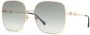 Gucci Eyewear Zonnebril met oversized montuur Goud - Thumbnail 2