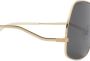 Gucci Eyewear Zonnebril met oversized montuur Goud - Thumbnail 3