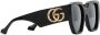 Gucci Eyewear Zonnebril met oversized montuur Grijs - Thumbnail 2