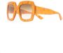 Gucci Eyewear Zonnebril met oversized montuur Oranje - Thumbnail 2