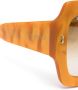 Gucci Eyewear Zonnebril met oversized montuur Oranje - Thumbnail 3